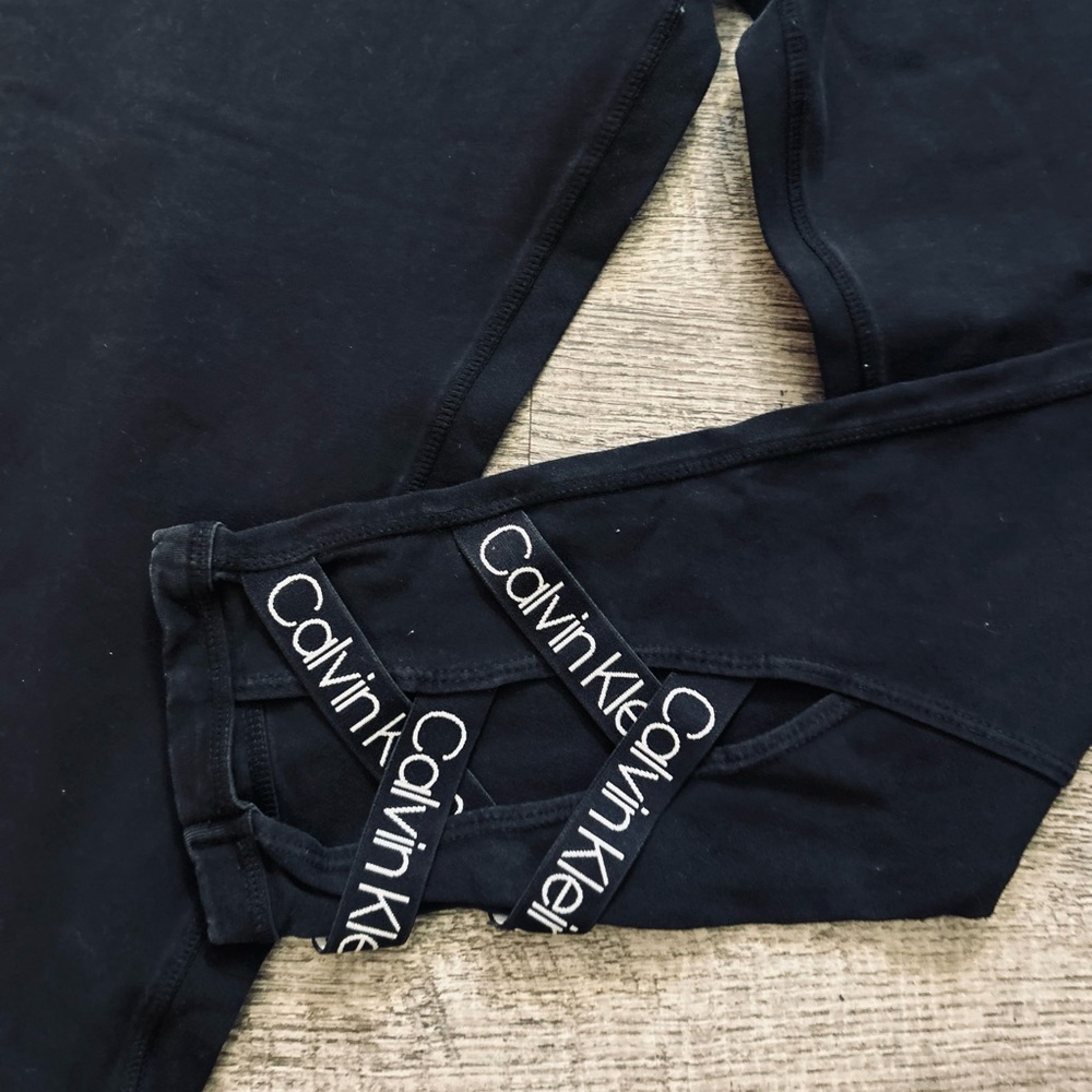 Calvin Klein  Black Leggings - Picture 2 of 3